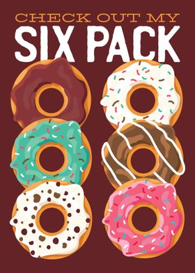 Sixpack Donut saying
