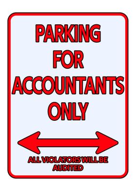 Parking accountants sign