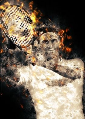 Roger Federer Fury