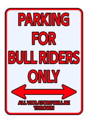 Parking bull riding shield