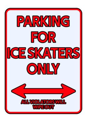 Parking sign skaters