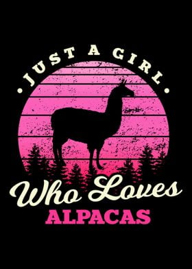 Girl Loves Alpacas