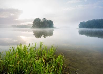 Landscape Morning Lake For