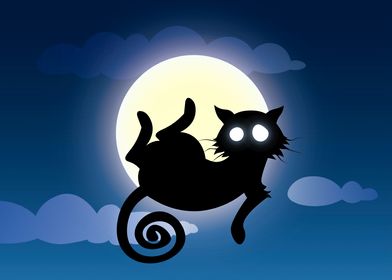 Catfilled Moon