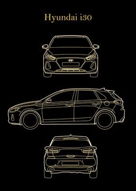 Hyundai i30 2017 Blueprint