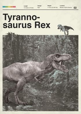 Tyrannosaurus Rex Retro