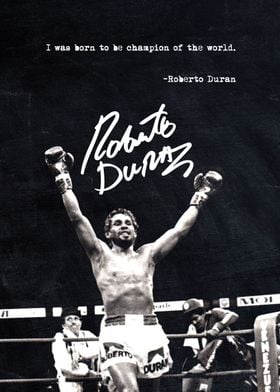 Roberto Duran Boxing