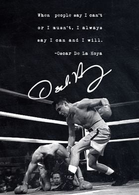Oscar De La Hoya Boxing