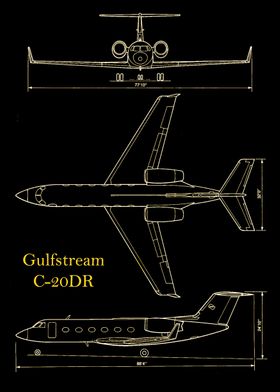 Gulfstream C 20DR gold 