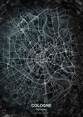 cologne chalk map