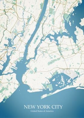 New York City map