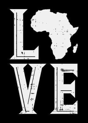 Love Africa Map