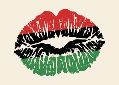 Lip African Flag