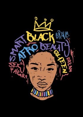 Black Queen Graffiti Words