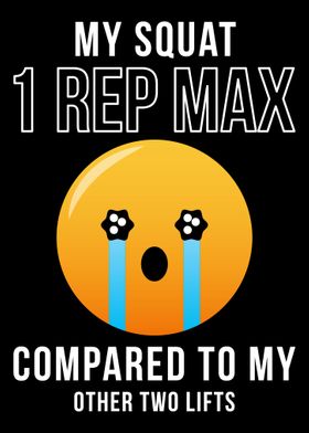 My Squat 1 Rep Max Compare