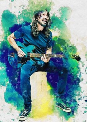 Smudge of Dave Grohl Foo