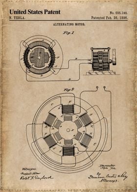 1896 alternating motor