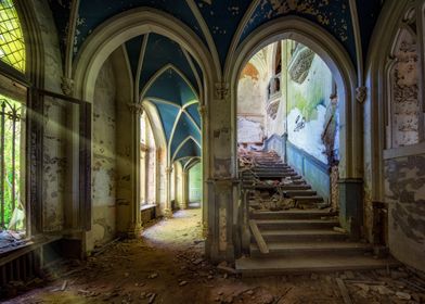 Chateau Lost Place Stair