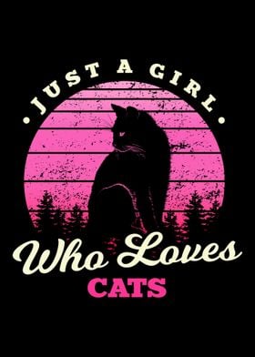 Girl Loves Cats