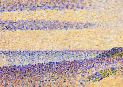 Georges Seurat Seascape