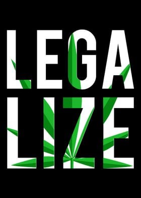 Legalize It Weed Pot Leaf