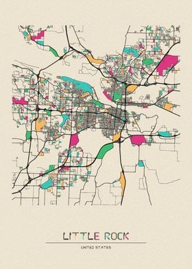 Little Rock Map