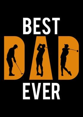 Best Dad Ever Golf Golf Da