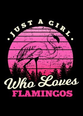 Girl Loves Flamingos