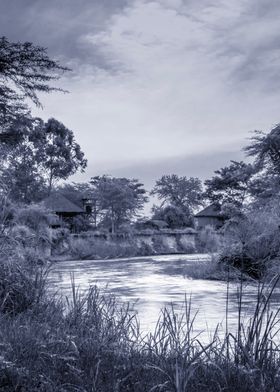 Sunrise on Ishasha river