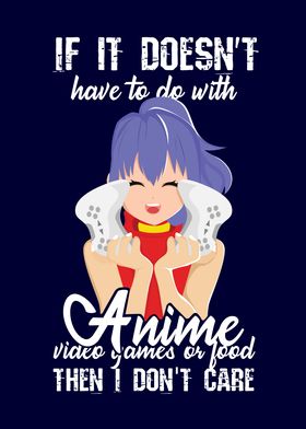 Anime Video Games And Food