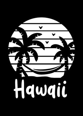 Hawaii Aloha Palm Trees Su