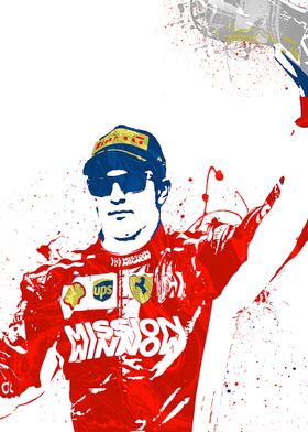 Kimi Raikkonen F1 Poster