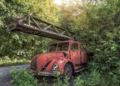 Rusty Old Fire Truck