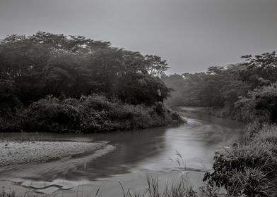 Sunrise on Ishasha river