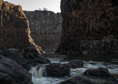 Rushing waters