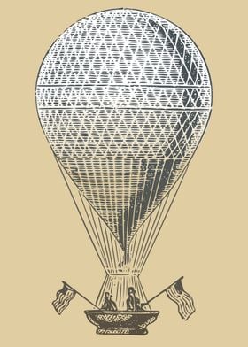 Vintage Hot Air Balloon 