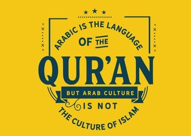 not the culture of Islam