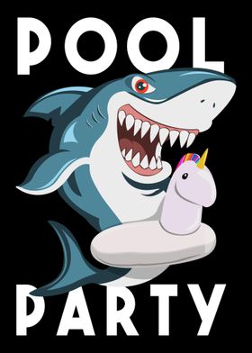 Pool Party Unicorn Shark S