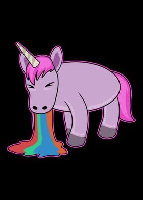 Gay Pride Rainbow Unicorn 