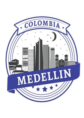 Medellin Colombia Skyline