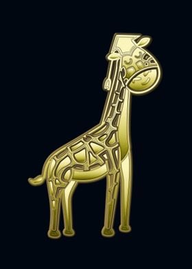 Golden Graduate Giraffe