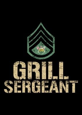 Funny Grill Sergeant BBQ B