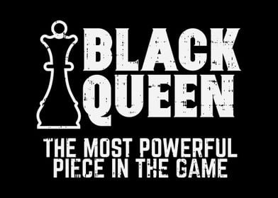 Black Queen Powerful Chess