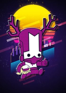 Castle Crashers pixelart - Indie Games - Posters and Art Prints