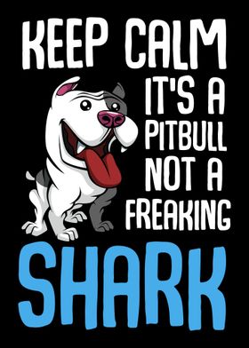 Keep Calm Its A Pitbull No