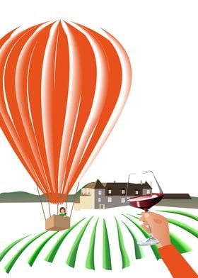 hot air balloon France