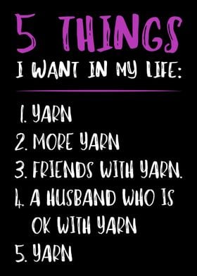 5 Things I Want In My Life