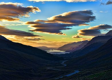 Looking West to Loch Maree