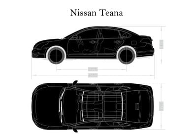 Nissan Teana 2010 black  