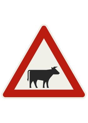 Slovakian Road Sign